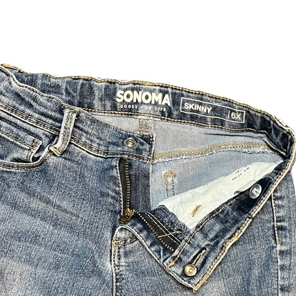 Sonoma Skinny Jeans Girls Size 6X - Picture 6 of 9